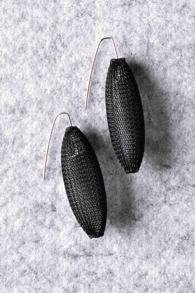 Metallic Cocoon Mesh Earrings