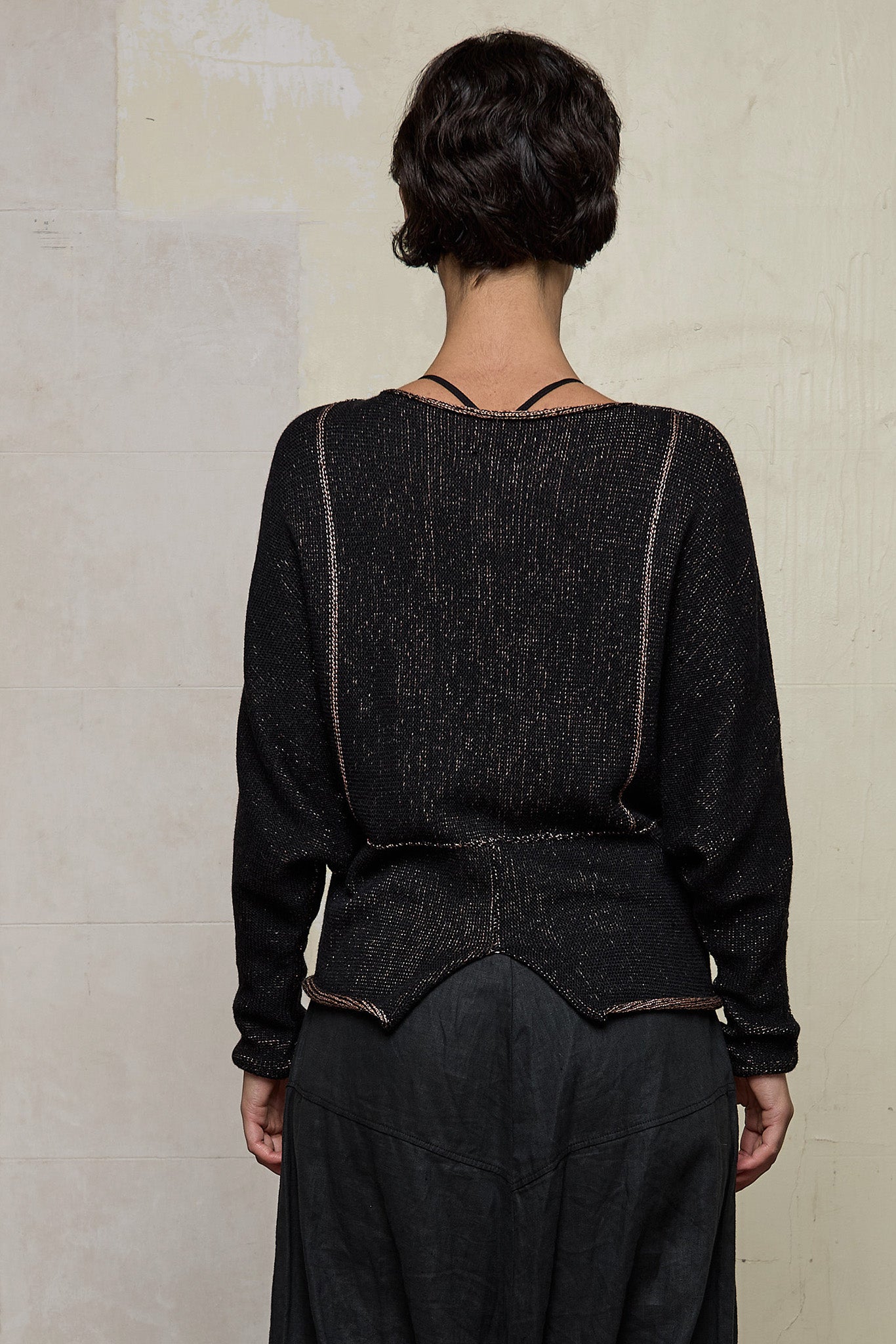 Metallic Dolmain Jumper – Wendy Voon