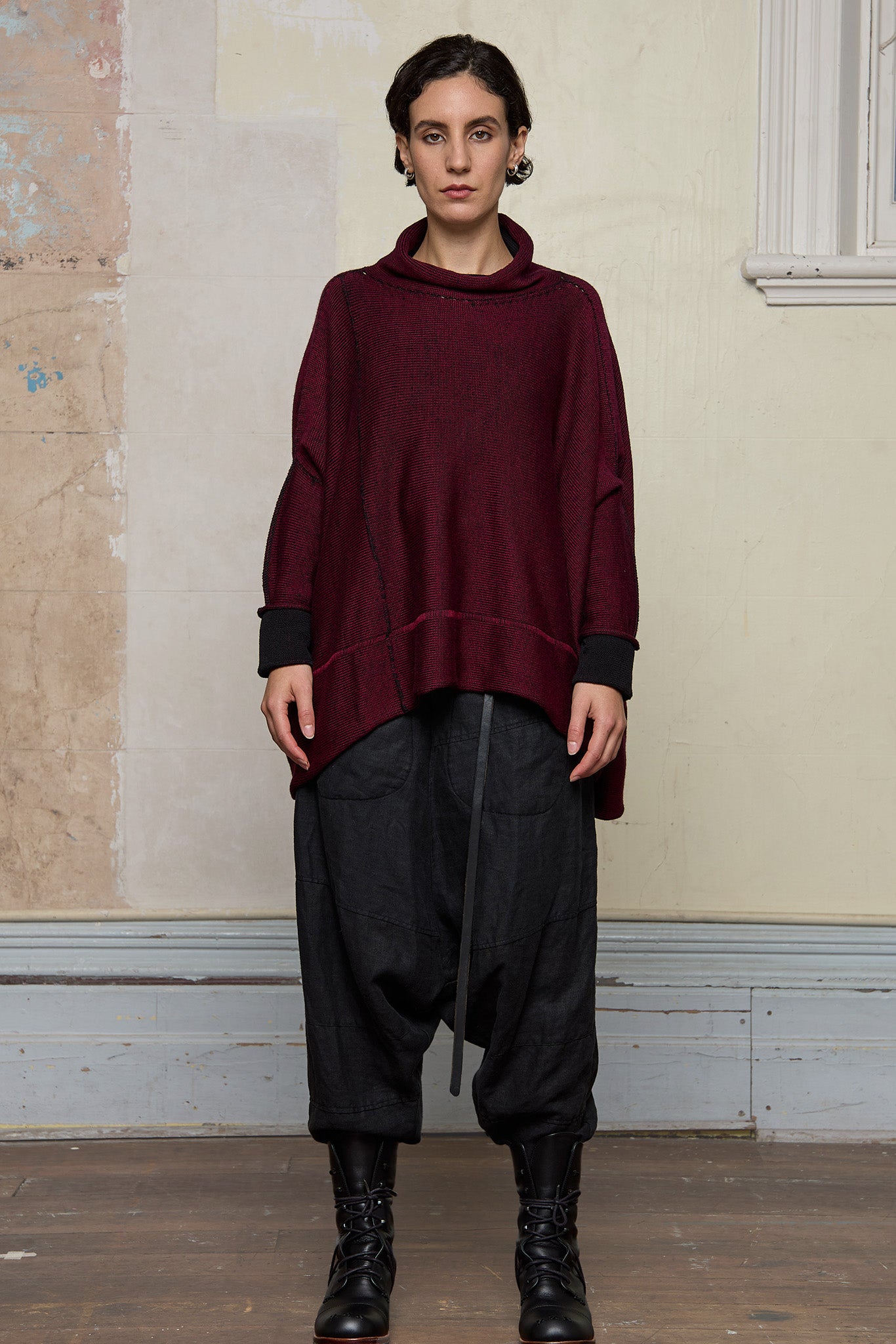 Wool Boxed Jumper – Wendy Voon