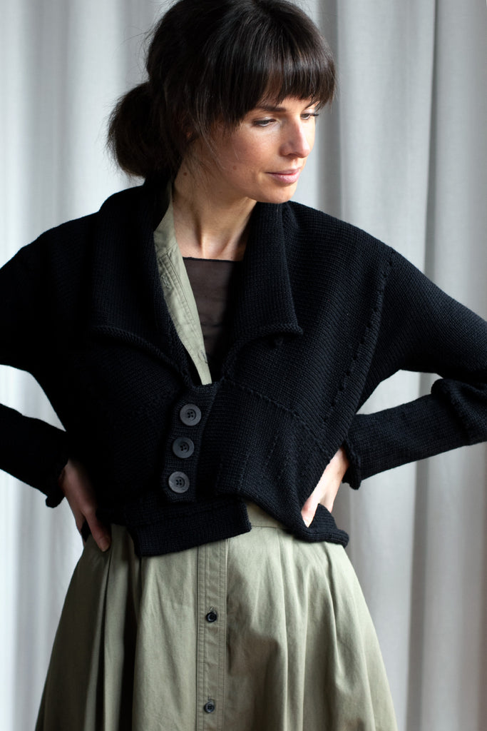 Chunky Knit Cardigan | Wendy Voon